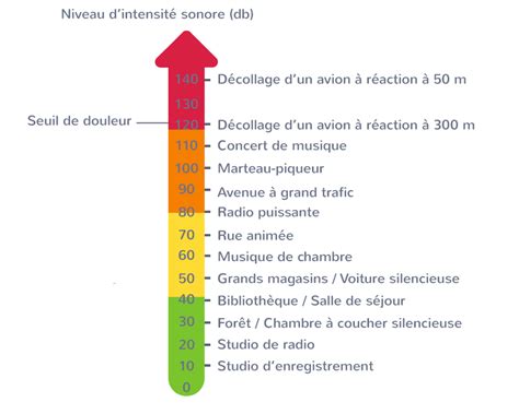 Lire Un Niveau D Intensit Sonore Sur Une Chelle De Niveau D Intensit