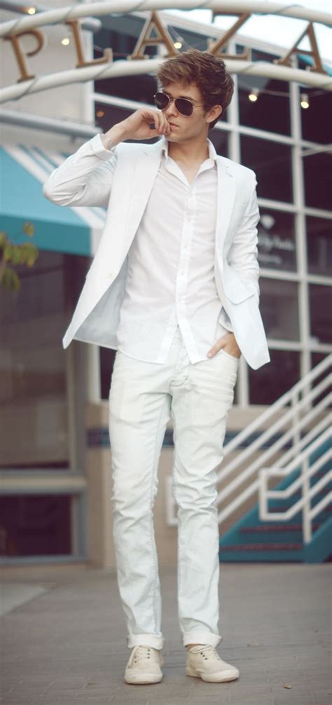 Pin On Vessi White Outfit For Men All White Party Outfits All White