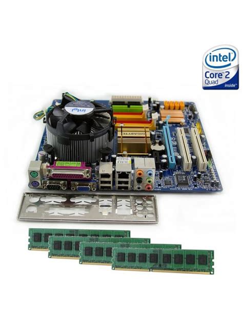Kit Placa de baza GIGABYTE GA-EG31MF-S2 + Intel Core 2 Quad Q8400 2 ...