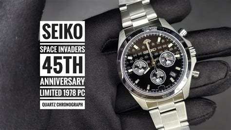 Seiko Space Invaders 45th Anniversary Of Exploring Space Limited 1978