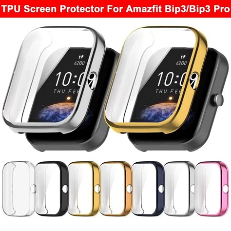 New Full Coverage Frame Smart Watch Case Cover Tpu Screen Protector