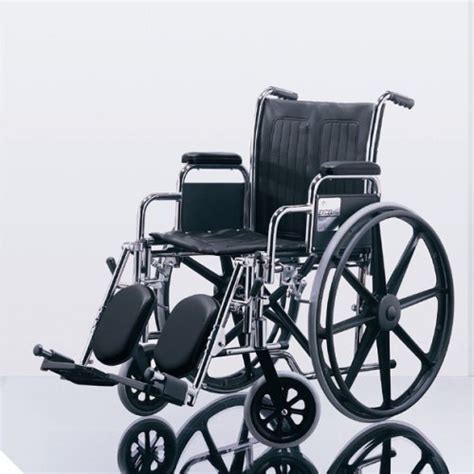 Manual Wheelchairs: Medline Excel 2000 Standard Wheelchair 18" Seat ...