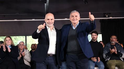 Larreta Present A Morales Como Compa Ero De F Rmula Estamos Cada Vez