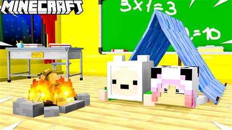 BABY LAMI UND FREUNDIN ÜBERNACHTEN in SCHULE in Minecraft YouTube