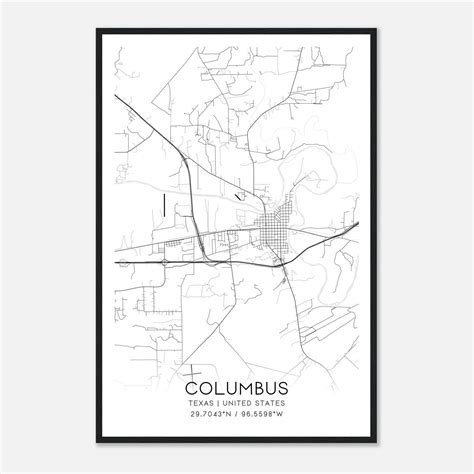 map of columbus texas 4