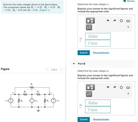 Solved Solve For The Node Voltages Shown In The Figure Chegg