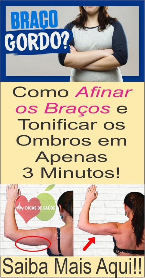 Como Afinar Os Braços E Tonificar Os Ombros Em Apenas 3 Minutos