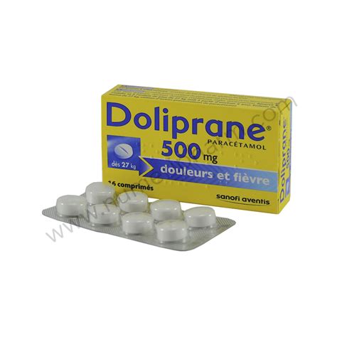 Doliprane Parac Tamol Mg Comprim S Numeripharm