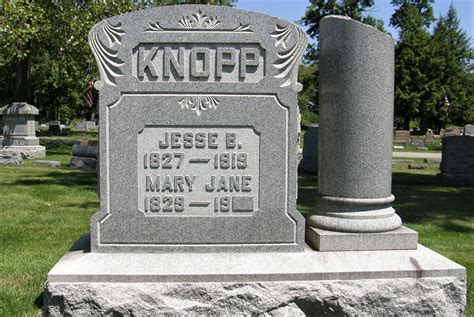 Jesse Bennett Knopp 1827 1919 Find A Grave Memorial