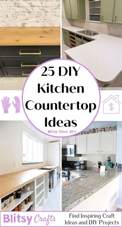 25 DIY Kitchen Countertops on A Budget - Blitsy