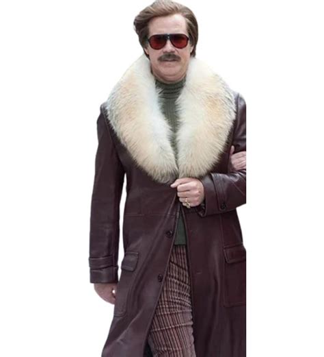 Anchorman Will Ferrell Brown Coat | Ron Burgundy Costume