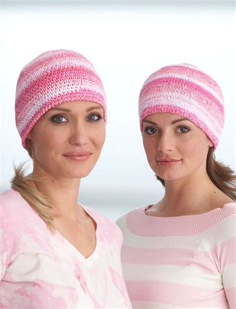 Chemo Cap In Bernat Handicrafter Cotton Solids Knitting Patterns