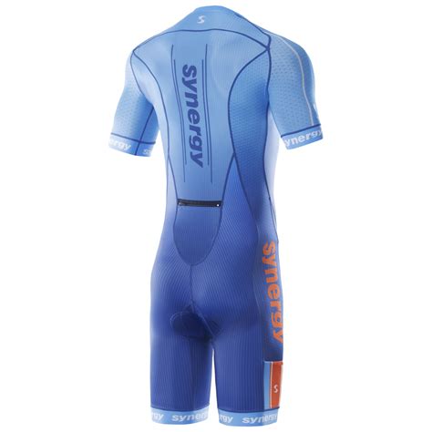 Snapklik Synergy Triathlon Tri Suit Mens Elite Short Sleeve