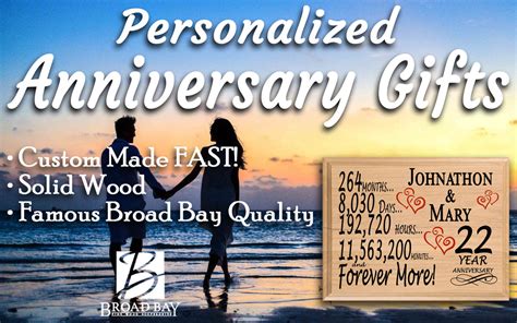 22 Year Wedding Anniversary Gift Personalized 22nd Anniversary Present ...