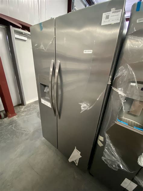 Frigidaire 25 6 Cu Ft Side By Side Refrigerator Easy Care Stainless