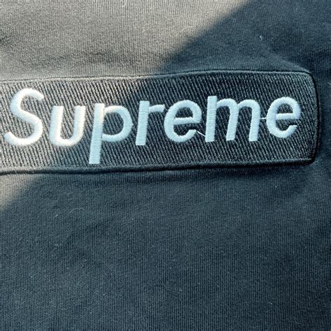 Supreme black box logo tee Size - M I thrifted this... - Depop