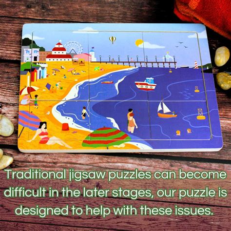 Dementia-friendly wooden puzzle - Support for neurological conditions ...