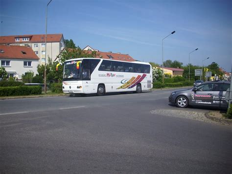 Mercedes Tourismo Von Dem Reiseb Ro M Ller Aus Deutschland In Sassnitz