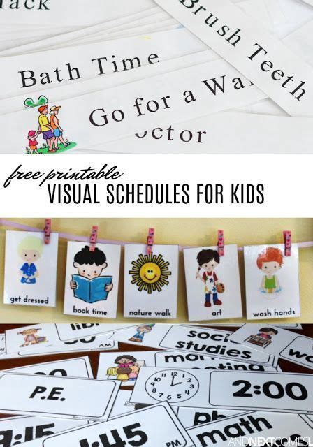 Free visual schedules printables #autism...