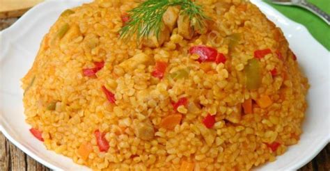 Sebzeli Tavuklu Bulgur Pilav Tarifi Nas L Yap L R Resimli Yemek