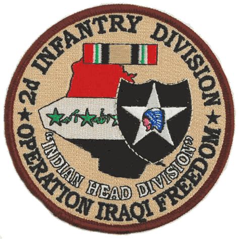 2nd Infantry Division Operation Iraqi Freedom Patch 2nd Infantry