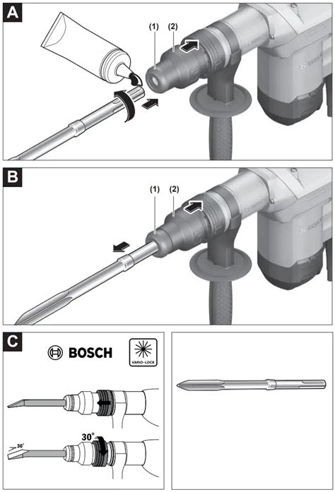 Bosch Gsh Professional Demolition Hammer Instruction Manual