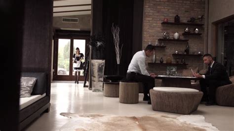 Pretty Brunette Maid Sucks Cock As She Gets Fucked From Behind From My Maid And Me 2017 By