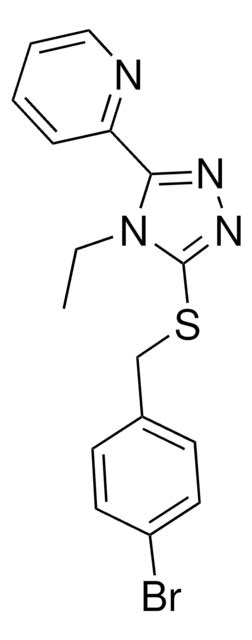 4 BROMOBENZYL 4 ETHYL 5 2 PYRIDINYL 4H 1 2 4 TRIAZOL 3 YL SULFIDE