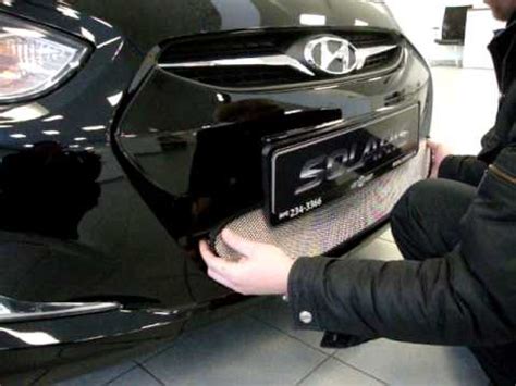Защита радиатора на Hyundai Solaris (Хендай Солярис) 2010-2014 г.в ...