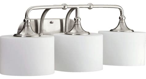 Quorum Rockwood Light Bathroom Vanity Light In Satin Nickel