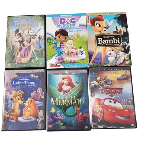 DISNEY KIDS MOVIE DVD Lot 6 £19.30 - PicClick UK