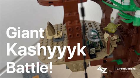 Huge Battle Of Kashyyyk Lego Moc Showcase Youtube