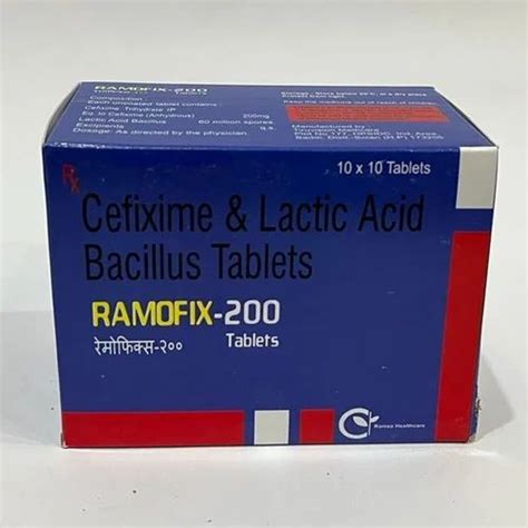 Ramofix Cefixime Lactic Acid Bacillus Tablets Mg At Best Price In