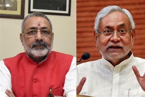 Giriraj Singh Union Minister Giriraj Singh Writes To Bihar Chief