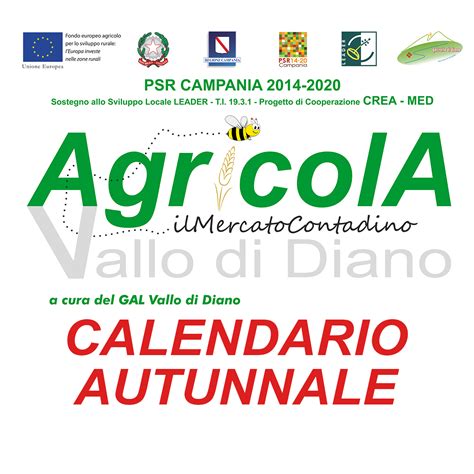 Agricola Vdd Calendario Autunnale Gal Vallo Di Diano S C A R L