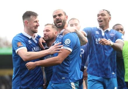 Paul Mccallum Eastleigh Celebrates Scoring Their Editorial Stock Photo ...