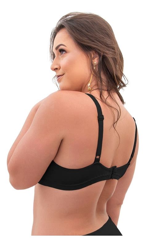 1 Sutiã Plus Size Reforçado Cor Lisa Soutien Bojão Lingerie Parcelamento sem juros