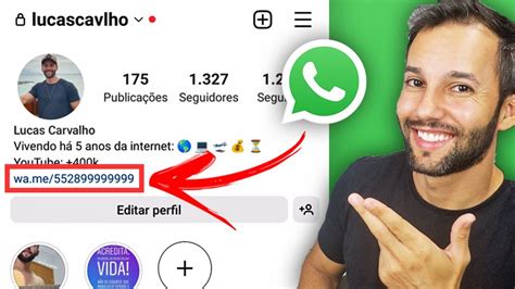 COMO COLOCAR LINK DO WHATSAPP NO INSTAGRAM YouTube