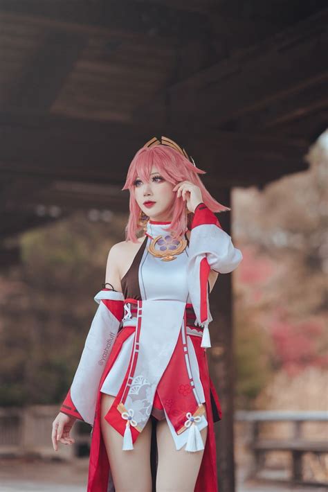Coser Ely Yae Miko Story Viewer Hentai Cosplay My XXX Hot Girl