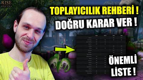 R Se Onl Ne Toplayicilik Rehber Bunlari Kes N Yap Rise Online