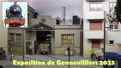 Exposition de modélisme ferroviaire à Gennevilliers avril 2023 YouTube