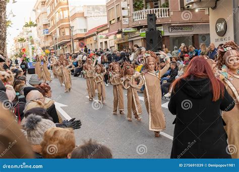 Carnival In Torrevieja Spain February Editorial Stock Image