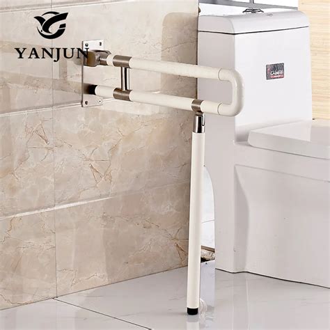 Yanjun Pull Fold Up Grab Bars Platicl Toilet Safety Rail Elderly