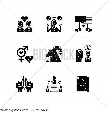 Gay Symbolics Black Vector Photo Free Trial Bigstock