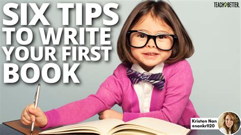 Six Tips to Write Your First Book and Share Your Story with the World