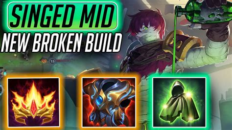 Wild Rift Singed New Hybrid Build New Tank Items Are Insane Youtube