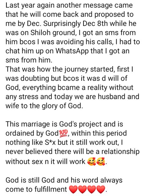 We Didn T Have Sex Before Marriage Nigerian Lady Reveals As She Shares Her Love Story And