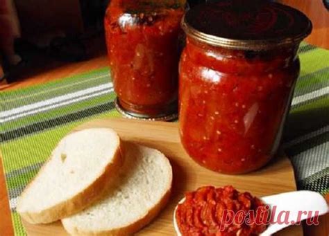 Болгарский соус «Лютеница» — вкуснятина на хлеб или к мясу Ингредиен ...
