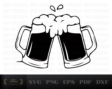 Bière Svg Beers Cheers Svg Beer Clip Art Vector Beer Clipart Beer