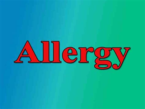 allergies allegy types symptoms treatment allergy cure